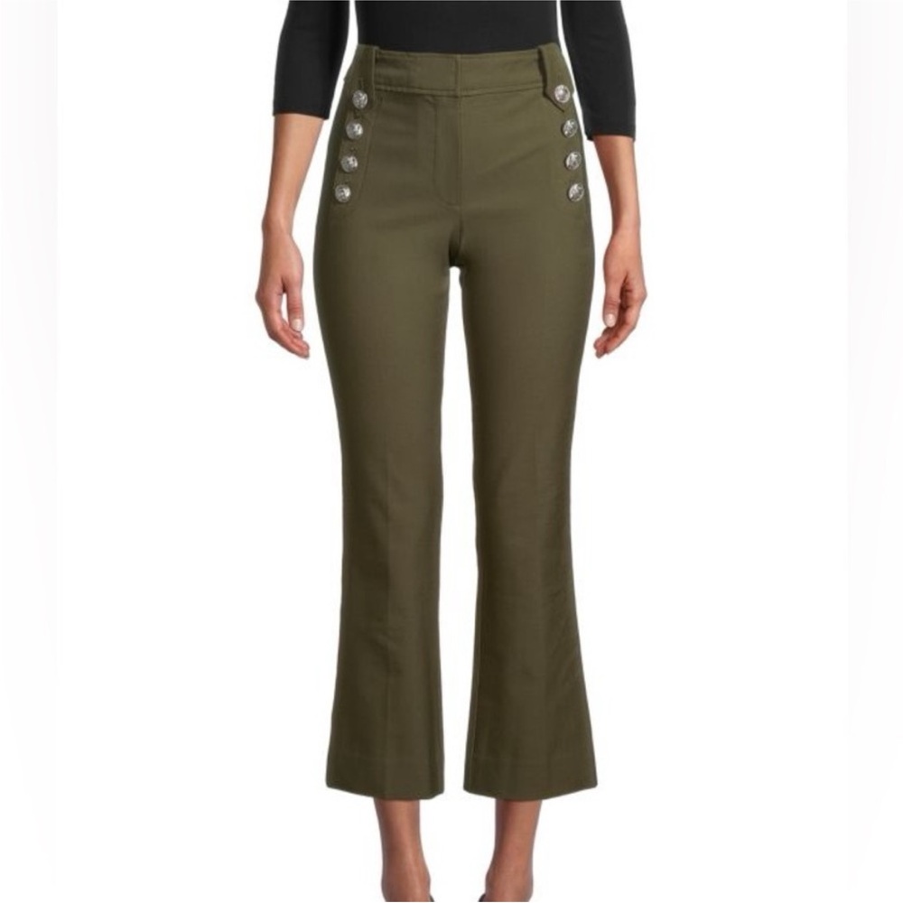 🩷Derek Lam 10 Crosby Robertson Crop Flare Pants